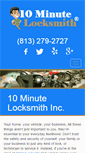 Mobile Screenshot of 10minutelocksmith.com